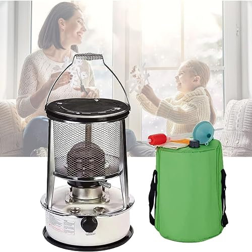 BomDog 6L Quemador de Queroseno, 10000 Btu sin Humo de Combustible Eficiente Estufa de Camping Al Aire Libre