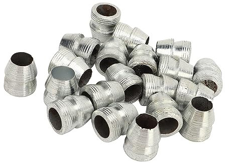 Yousiliang 20 Stück Sicherheitskeile mit rundem Axtgriff, Stahlhammer, Spaltaxtkeil für Hammer, Axt, Schlittenstiel, Mauls-Griffauflage-Set, Sicherheitskeile mit rundem Griff, Beile, Mauls (16mm)