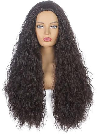 Yulefly Vaiana Kostüm Perücken Cosplay Costume Wig Little Minnow Anzug Damen Halloween Karneval