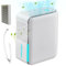 Combo Deshumidificador Humidificador Pequeño 3 En 1 con Filtración De Aire, Humidificador Deshumidificador De 1000 Ml para El Dormitorio del Hogar con Manguera De Drenaje, Pantalla De Temperatura