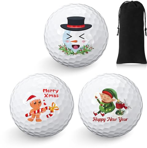 Sinmoe Golfball Geschenkset Lustige Golf Geschenke für Golfer Geschenkidee für Golffans Männer Weihnachten Geburtstag Geschenk, 1 Einheit in Standardgröße