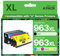HALLOLUX 963XL Druckerpatronenronen Kompatibel für HP 963 XL für HP 963XL Multipack für HP OfficeJet Pro 9010 Patronen Officejet Pro 9012 9022 9020 9014 9019 9015 9025 9016 9013 9028 Druck (4er-Pack)