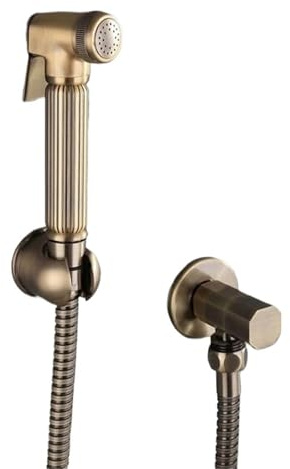 douchette à main Mélangeur de robinet bidet en bronze antique | Buse de pulvérisation d'eau froide unique for salle de bain(Color2)