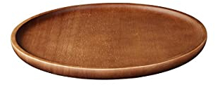ASA 93903970 Holzteller/Servierteller - Wood - Akazie - massiv - Ø 15 cm - Höhe 2 cm, Braun