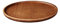ASA 93903970 Holzteller/Servierteller - Wood - Akazie - massiv - Ø 15 cm - Höhe 2 cm, Braun