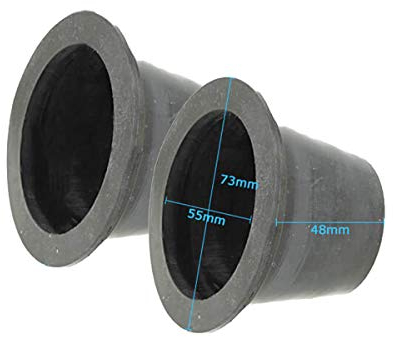 Ein Paar 2 Korken Böser Blick Kopfhörer Gummi für Umwandlung Hid Xenon und Kit FULL LED Durchmesser 55 mm 65 mm 73 mm 83 mm 95 mm 100 mm 55mm