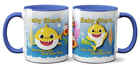 The Sharks Family Mug - Cute Adorable - Kids Children - TV Show (Shark Baby)