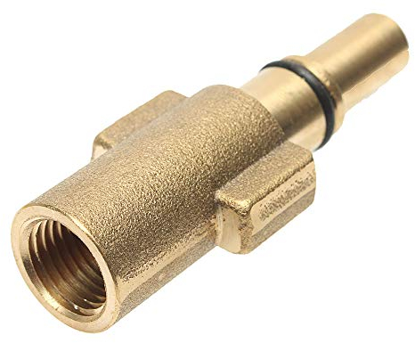 FEVERWORK 1/4 Inch Male Pressure Washer Snow Foam Lance Adapter for Bosch AQT Black and Decker
