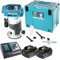 Makita DRT50ZJ 18V Brushless Router/Trimmer with 2 x 6Ah Batteries, Charger & Case