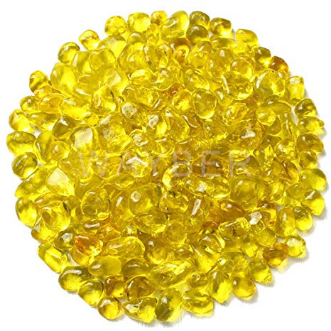 WAYBER Pietre di vetro, 0,5 kg/460 g, ciottoli di vetro marino irregolari, atossiche, gemme artificiali per riempire vasi/terrari, vasi, acquari, tartarughe, decorazioni per acquario/realizzazione