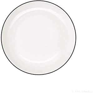 ASA 1906113 Lot de 6 assiettes à dessert en ligne noire LIGNE 14,5 cm