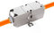 hb- digital 1x Cat 6a LSA Netzwerkkabel Verbinder 10 Gbit/s werkzeuglose LAN Kupplung & Verlängerung für LAN Verlegekabel Ethernet Installationskabel RJ45 Anschluss kompatibel mit LSA Kabel