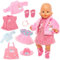 Festfun 3 Set Vêtement de Poupée 36cm Habit Robe de New Born Poupon Vêtement (Poupée Non Incluse)