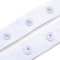 3m Druckknopfband 18mm Druckknopf Band Bodyverschluss Miederband Farbwahl, Größe:Breite 18 mm | Abstand 25 mm, Farbe:weiß