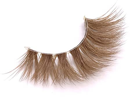 Faux cils RUI 1 Paire Exagérés Cils De Maquillage Professionnel De Scène d'halloween Faux Lashes Bruns Épais Faits À La Main en 3D Doux Réutilisable