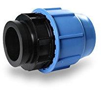 Raccord en polypropylène 32 mm x 1/2 IG 16 bar DVGW Raccord de serrage à visser pour tuyau en polyéthylène