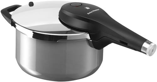 WMF Fusiontec Perfect Premium - Olla a presión (4,5 L), color plateado