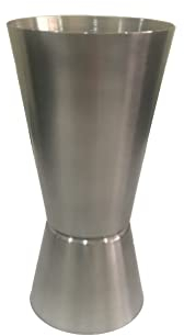 Tasses doseuses en acier inoxydable - Double doseur à cocktail - 28,3 g/56,7 g - 30/60 ml