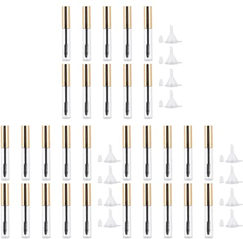 Beaupretty 30 Stk Mascara-aufbewahrungsflasche Sahnebehälterflaschen Klare Mascara-flasche Wiederbefüllbare Mascara-flaschen Mascara-creme-behälterflasche Wimper Transparente Flasche