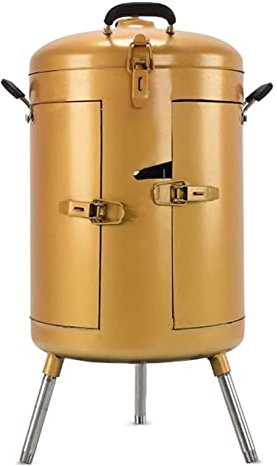 Grill Charbon Barbecue à Charbon Barbecue À Charbon De Bois Portable Barbecue Extérieur Cuisson Barbecue Vertical En Acier Inoxydable Pour Camping Pique-nique Barbecue Charbon BBQ Charbon ( Blue : Gol