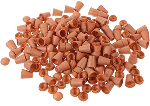 GLEAVI Kordelzugzubehör 100 Stücke Seil Endschloss Glocke Stopper Schnalle Seil Endstopper Glocke Endstopper Für Lanyard Rucksack Tasche Diy Abnehmbares Schlüsselband