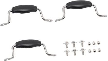 RORPOIR Replacement Pot Lid Handle Grips Set of 3 Stainless Steel and Plastic Cooker Parts for Saucepan Pan Lids Non-Slip Heat Insulation Kitchen Accessory