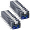 20x XemaX Schriftband Kompatibel für Brother P-touch Bänder TZe-231 Brother 12mm 0,47'' Tape Cassette für Brother PT-1010 H105 H100LB D600 1000 P300BT H100R D400 E100 H110, Schwarz auf Weiß