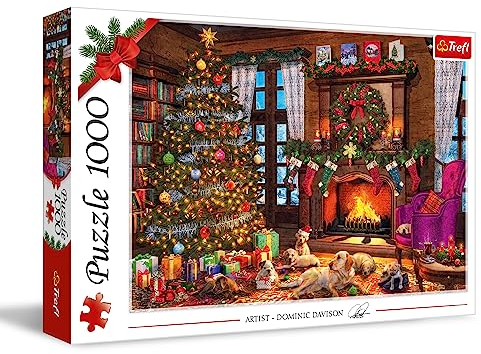 Trefl - Weihnachten kommt -Puzzle 1000 Elemente - Weihnachtspuzzle, Weihnachtszauber, klassisches Puzzle für Erwachsene und Kinder ab 12 Jahren