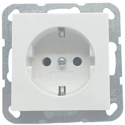 GIRA 446627 Steckdose reinweiß seidematt System 55 IP20