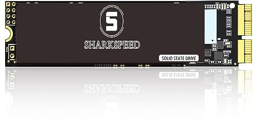 S SHARKSPEED SSD 1TB NVMe M.2 PCIe Gen3.0x4 Festplatte Intern Upgrade für MacBook Air A1465 A1466(2013-2015,2017), MacBook Pro A1502 A1398(Retina 2013-2015), iMac A1418 A1419(2013-2017), Mac Pro A1481
