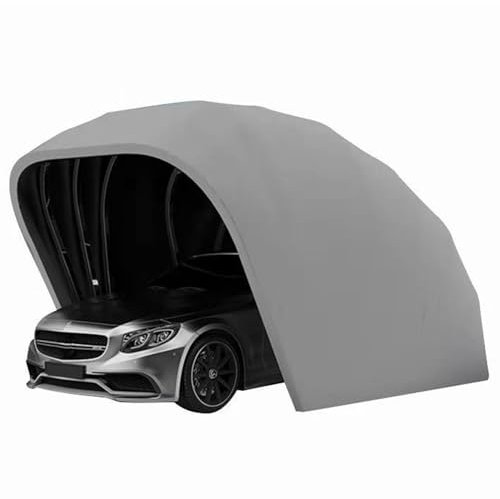 SONAXO Posto Auto Coperto Mobile semiautomatico Completamente Automatico da 5,9 m, Materiale Pieghevole per Garage, Posto Auto Coperto semiautomatico, Adatto per Uso Esterno (Fully Automatic)