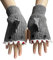 TDEOK Bauchtanz Kostüm Damen Kleid Herbst-Winter-Handschuhe für Damen Retro-Häkelhandschuhe Armstulpen (Gray, One Size)
