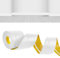 YushengTai Rodapie PVC,Blanco 12 M PVC Rodapies Autoadhesivo 50 x 20 mm, Rodapie Apto Para Cocina y Baño