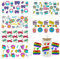 Zayookey 7 Blätter UV DTF Transfer Aufkleber Retro Tasse Wrap Transfer Sticker Transfer Decals Wasserfeste Rub on Transferaufkleber Becher Wickeln Transfers Sticker für Glas Tassen