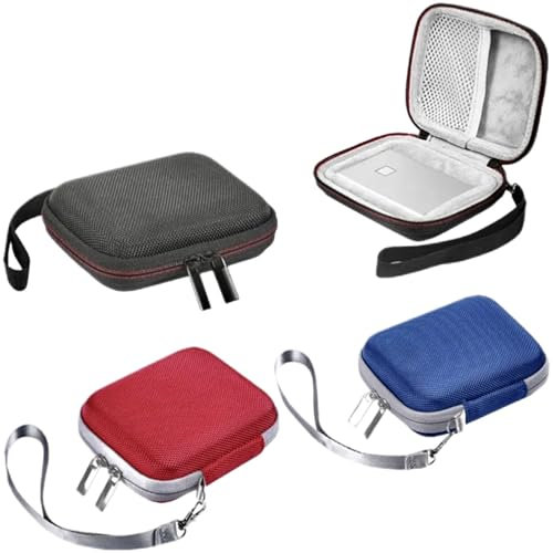 Carrying Case for Samsung T7 Touch SSD Case Cover Storage Bag for Samsung SSD Solid State Drive Accessories (Black)