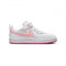 Nike Scarpe Bambina Court Borough Low RECRAFT (PS), Bianche, Sneakers Basse (Bianco/Rosa, Sistema Taglie Calzature EU, Bambino Piccolo (2-5 Anni), Numero, Media, 28.5)