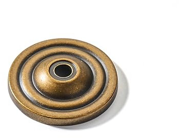 khtumeware 10 Pack Antique Brass Backplate for Cabinet Knobs Cabinet Hardware Knob Backplate/Back Plate.