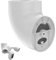 Traufhalterung für Ring Floodlight Cam Wired Plus/Pro, Smart Lighting, Blink und Wyze Flutlichtkameras V2/Pro (Weiß)