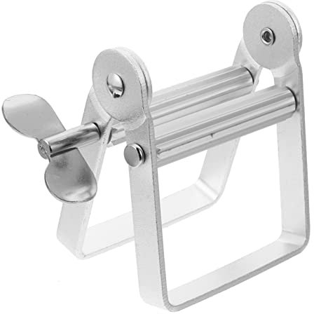 minkissy Aluminium Tube Squeezer Aus Langlebiger Aluminiumlegierung Einfach Zu Bedienen Großer Tubenausdrücker Für Zahnpasta Haarfarbe Und Lotion Präzise Dosierung Squeezewerkzeug Für Haush