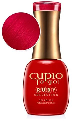 Cupio Gellack Ruby Collection Obsessed shellac, uv shellac, color lac, uc lac, UV Nagellack, rot,