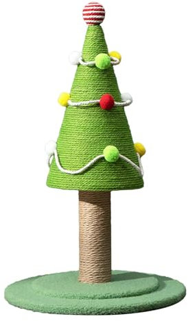Árbol de Navidad rascador – Árbol de Navidad, rascador para gatos, árbol de Navidad, rascador para gatos, gato de dibujos animados, herramienta de relajación natural para gatos