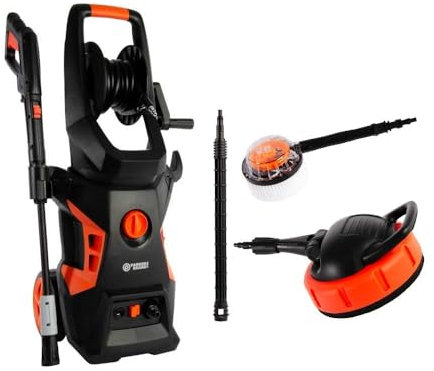 Electric Pressure Washer - 195 BAR With Patio Cleaning Set