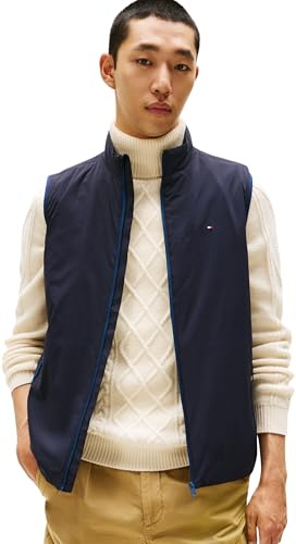 Tommy Hilfiger Lightweight Vest Mw0mw40610 Gilet Unisex - Adulto (Pacco da 1)