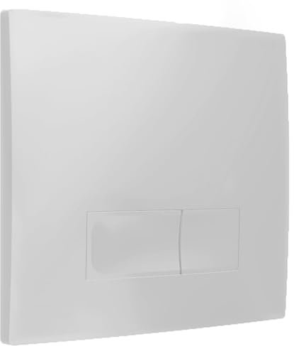 Dual Flush Plate White