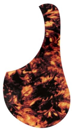 JISADER Hummingbird Pickguard Gitarre Pickguard Ersatzteile glatte Kante Schutzaufkleber Professionelle Schildkröte Flamme Pick Guard