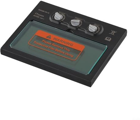 Jotekonoby Lentille de soudage auto-obscurcissante à énergie solaire écran LCD casque de soudage lentille de rechange masque de soudure insert filtre pièces