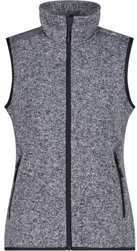 CMP Damen Strick Fleece Weste, antracite, XXS