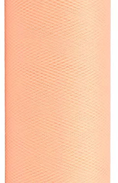 Creativery 9m Tüll Deko Stoff 50cm Tüllband Netz Rolle Tüllstoff Tütüs Hochzeit apricot 714