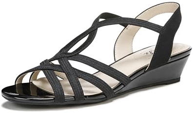 LifeStride Damen Yaya Keilsandale, Schwarz, 36 EU