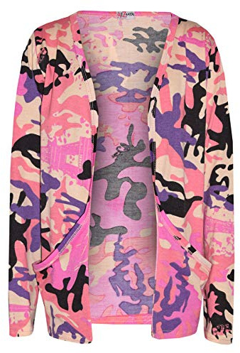 A2Z 4 Kids Girls Open Boyfriend Cardigan Long Sleeve Fashion Top | Soft Comfortable Long Sleeve Cardigan for Everyday Wear Ages 2-13 Years